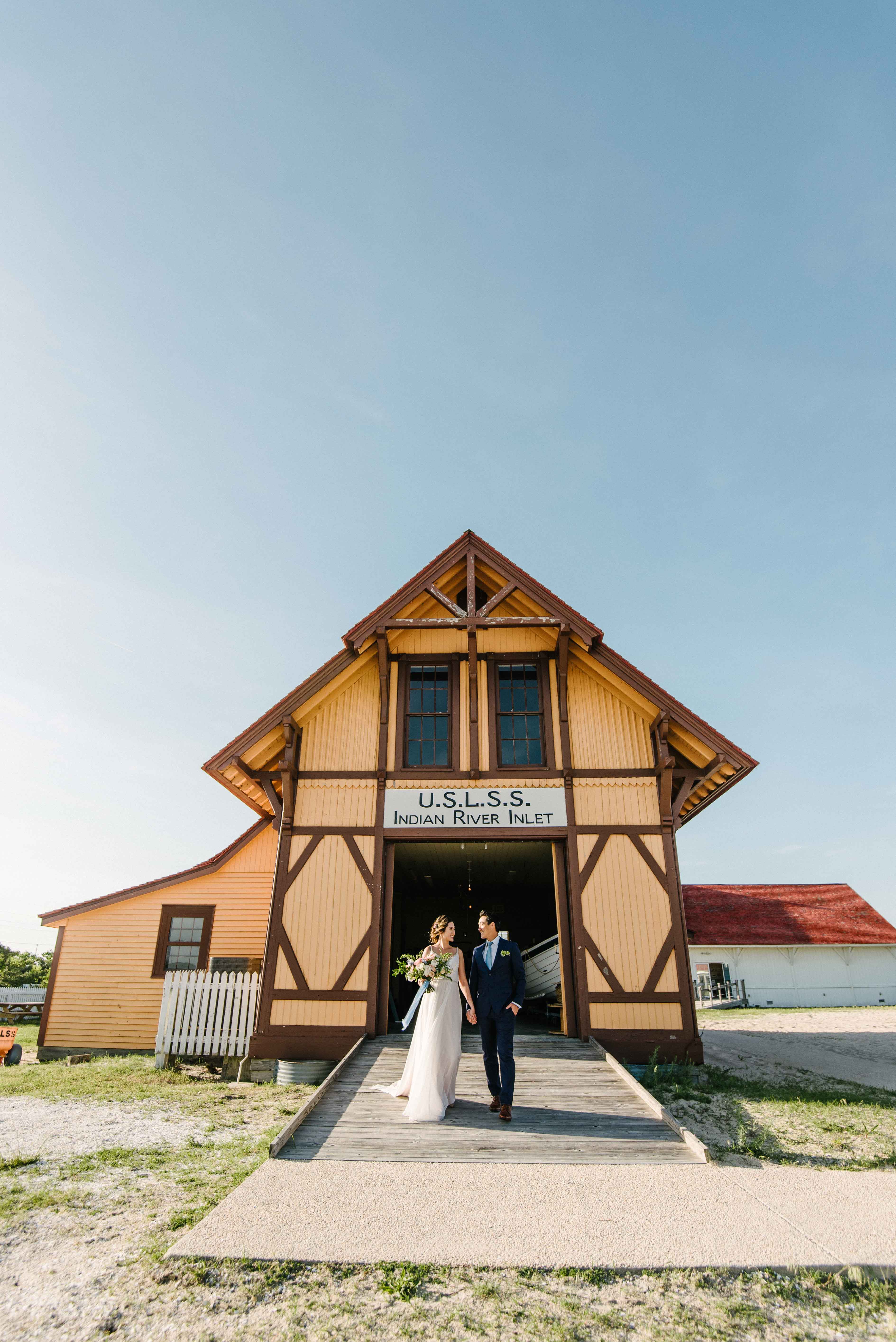 indian river life saving station wedding