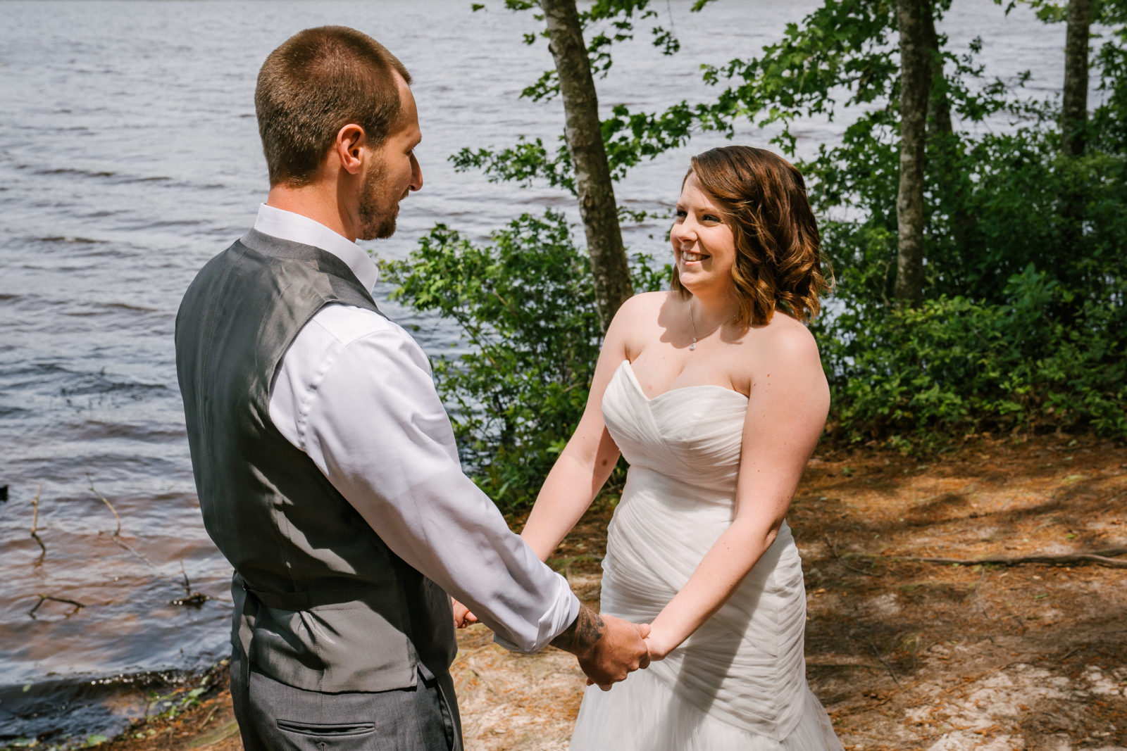 Intimate Forest Elopement | Trap Pond State Park | Courtney + Jesse ...