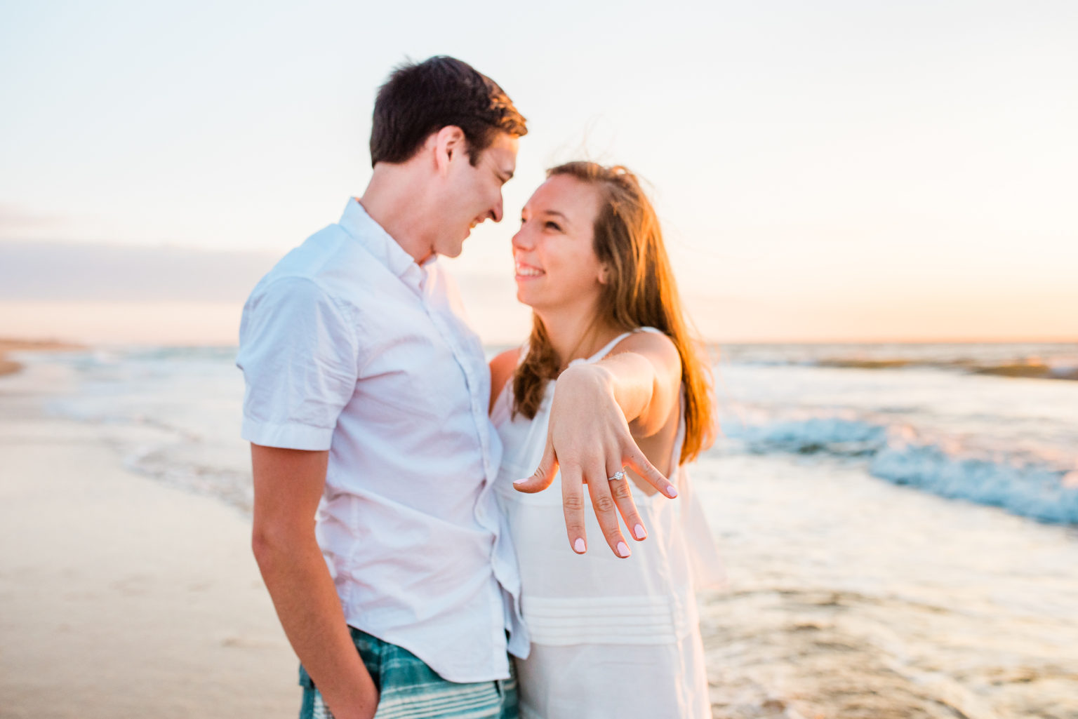 Sunrise Proposal at Bethany Beach | David + Sarah Grace - Colorado ...