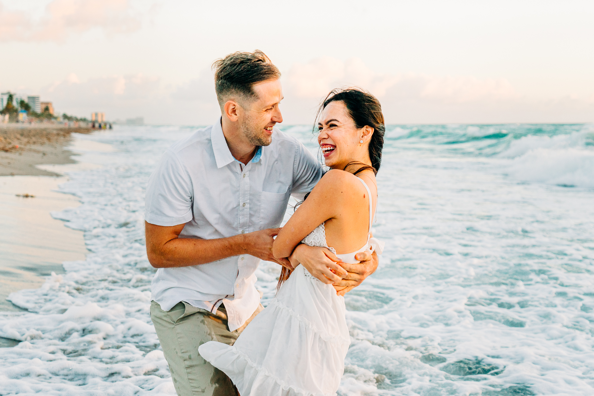 Miami Beach Sunrise Engagement Session | Maria + Paulius - Colorado ...