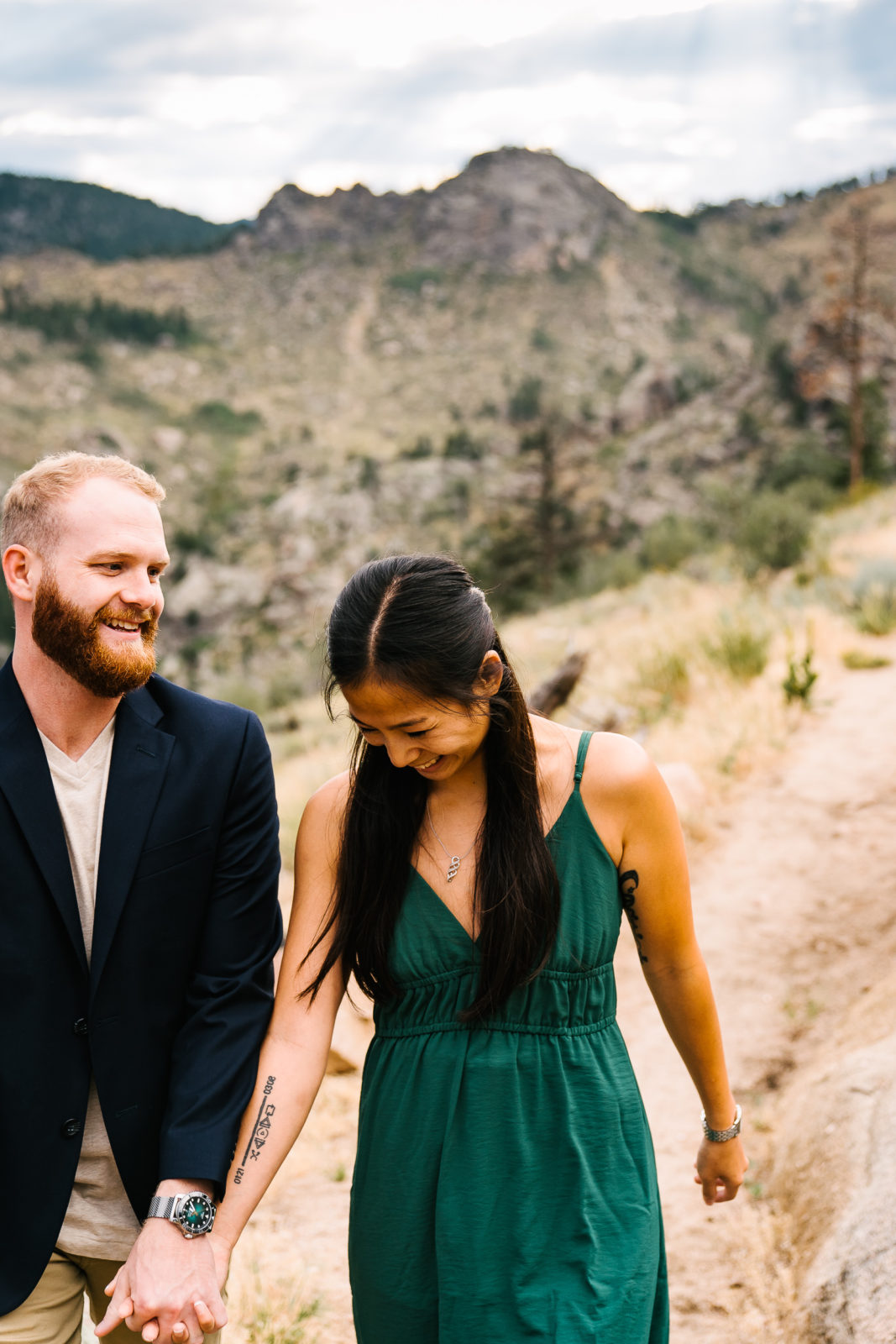 Mountain Engagement Photos in Boulder, Colorado Misty + Jon